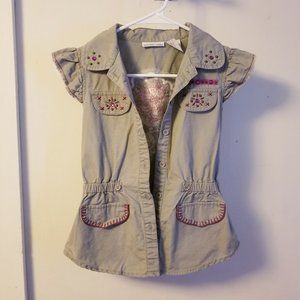 Mary-Kate and Ashley Jeweled Patch Vest